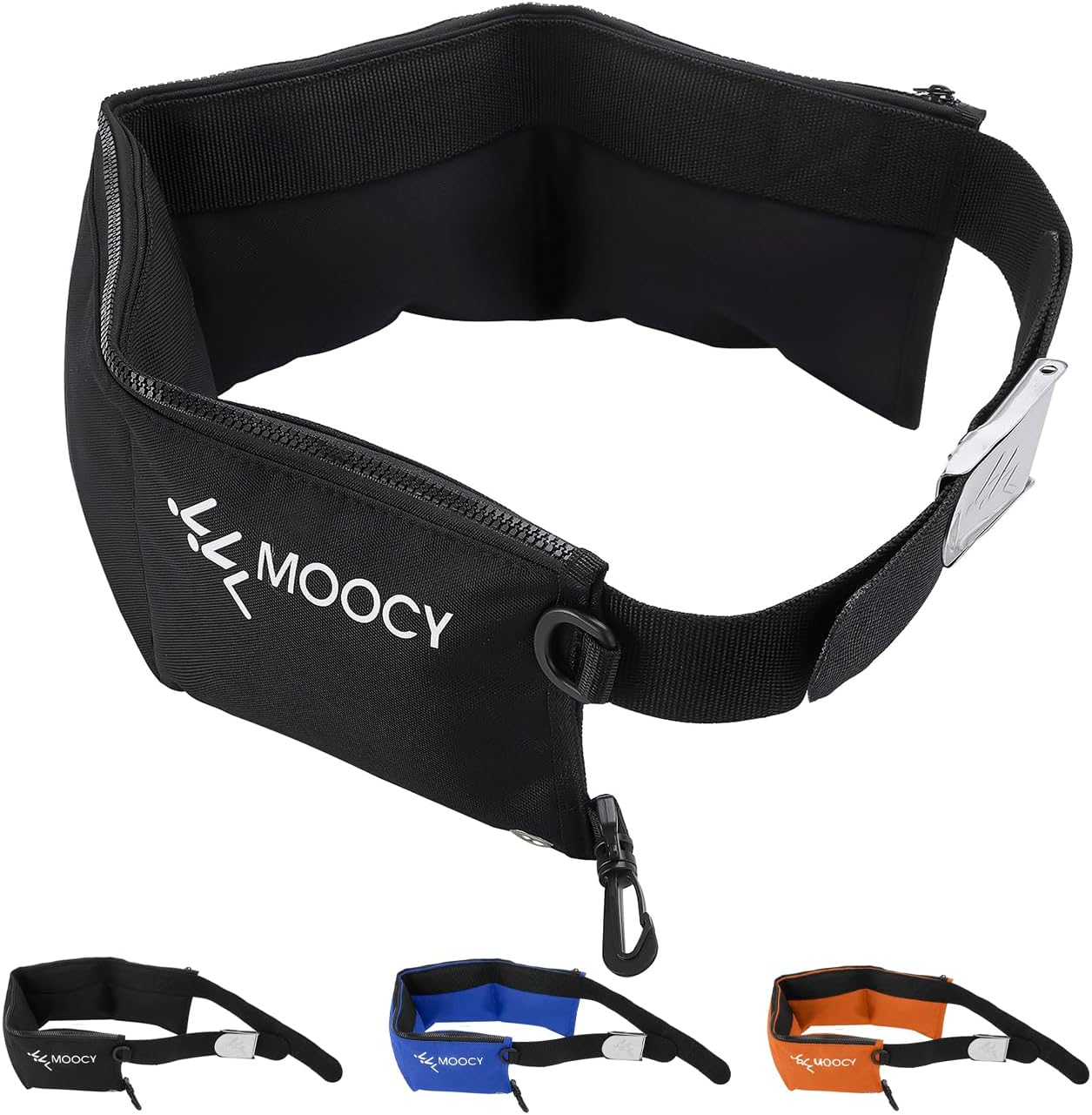 4 Pocket Zippered Scuba Weight Belt-Diving Weight Belt with Release Buckle-Fit for Waist 30