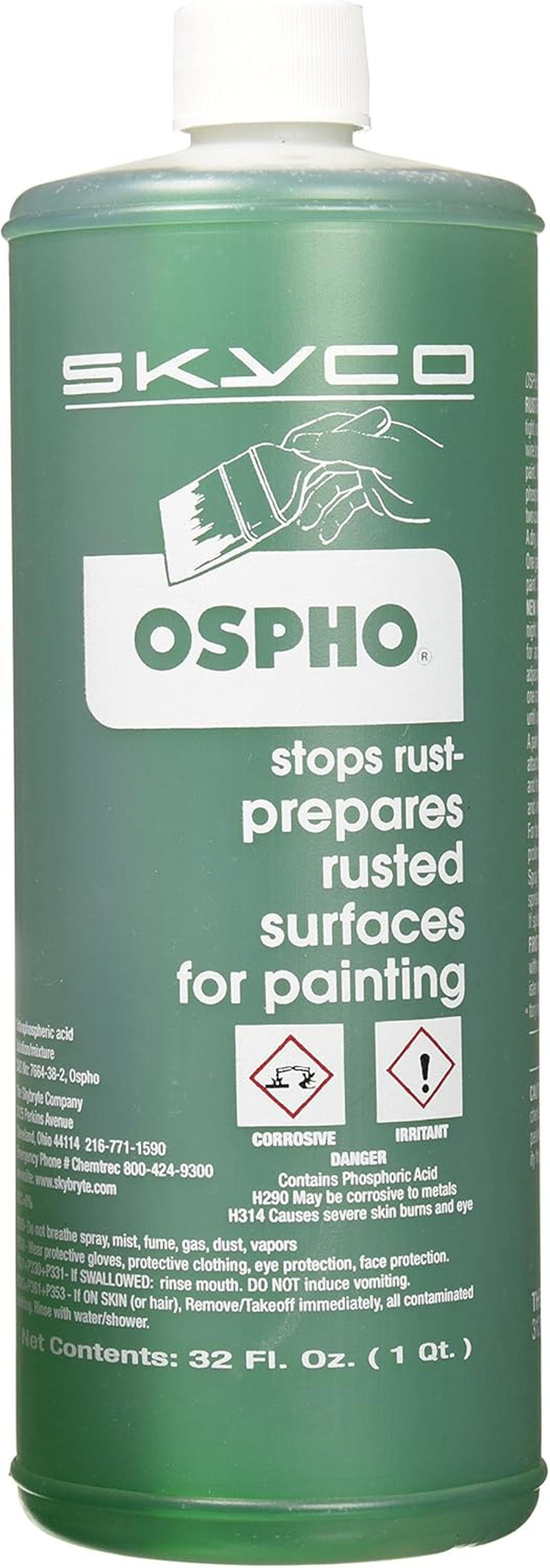 1 Pack Ospho 605 Metal Treatment, Rust-inhibiting Coating, Rust Resistant 32oz