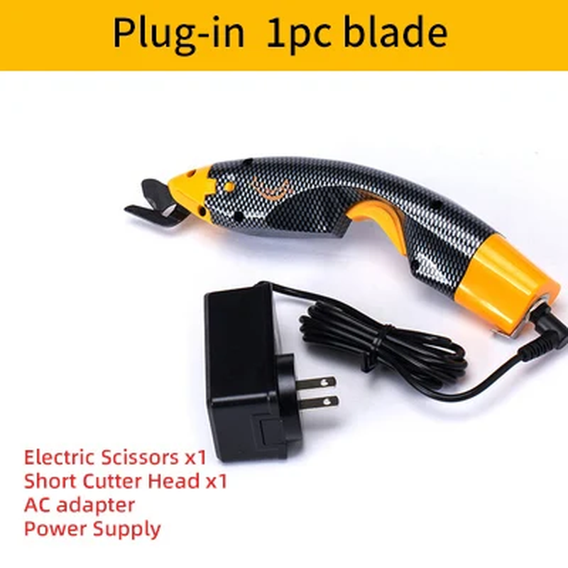 Electric Scissors Cloth Cutter Fabric Cutting Machine Handheld Electric Scissors Shear Fabric/Leather/Cloth Sewing Machine