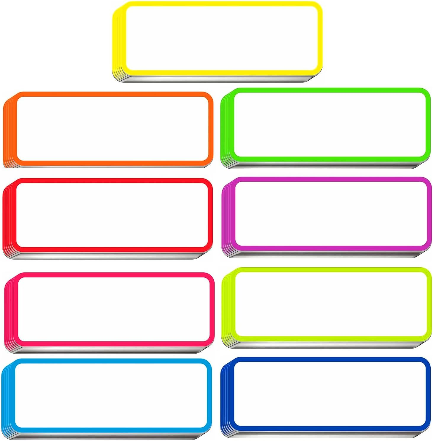 54 Pzas Etiquetas Magneticas Reutilizables Colores Para Pizarra Nevera Taquilla