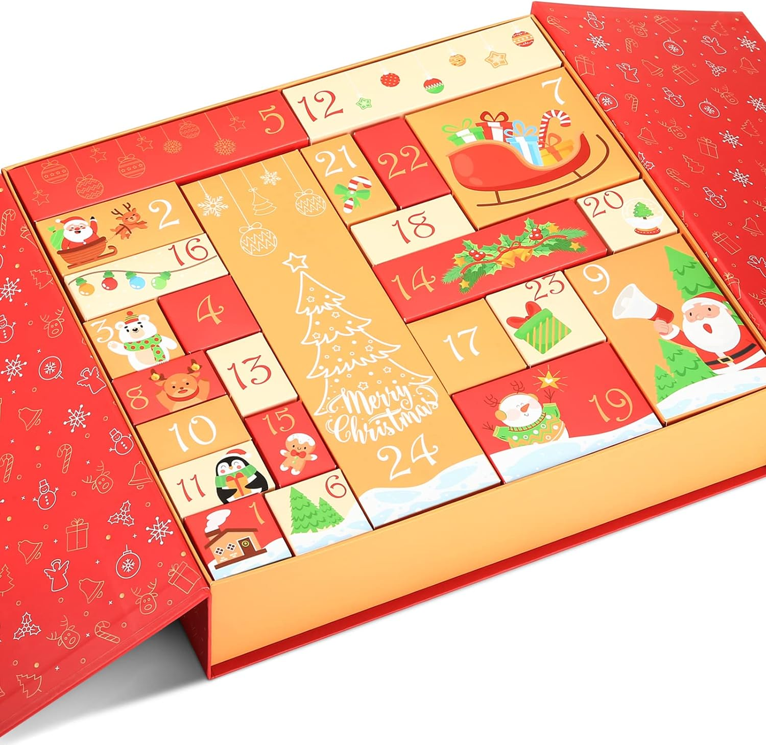 Christmas Advent Calendar 2024, 24 Days Advent Countdown