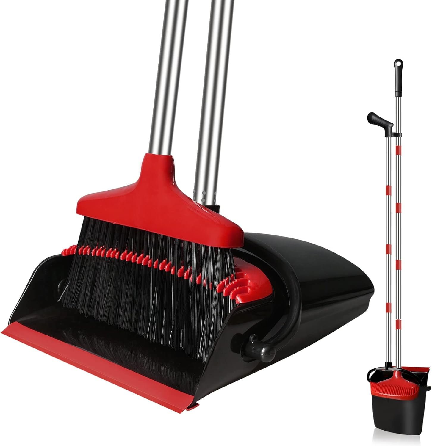 Broom and Dustpan Set for Home, Upright 55
