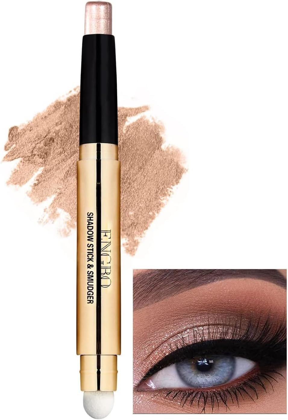 DAGEDA Eyeshadow Stick, Dual End Shimmer Eyeshadow Stick, Pearl Eyeshadow Pen... - Picture 2 of 13