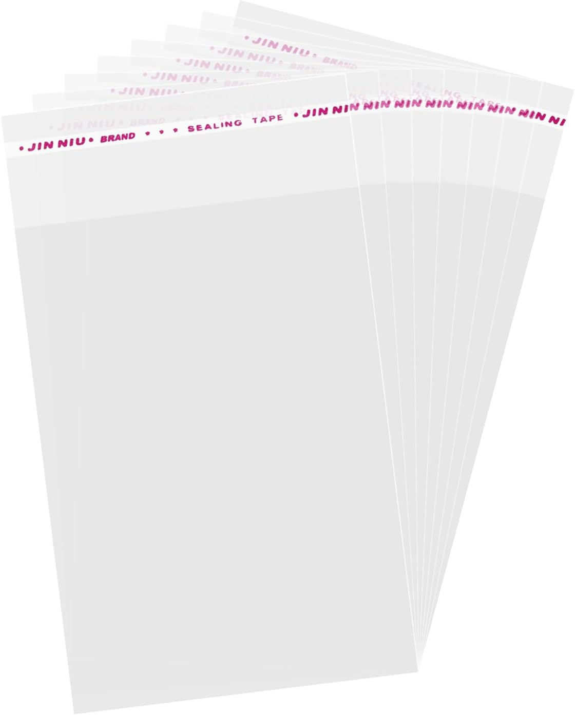 200 Pack Sealing Cellophane Bags - Clear Cookie Bags Resealable, Self Adhesive for Packaging Gifts, Cookies - Candy Bags, Jewelry Bags, Sample Bags - 5X7 Inch