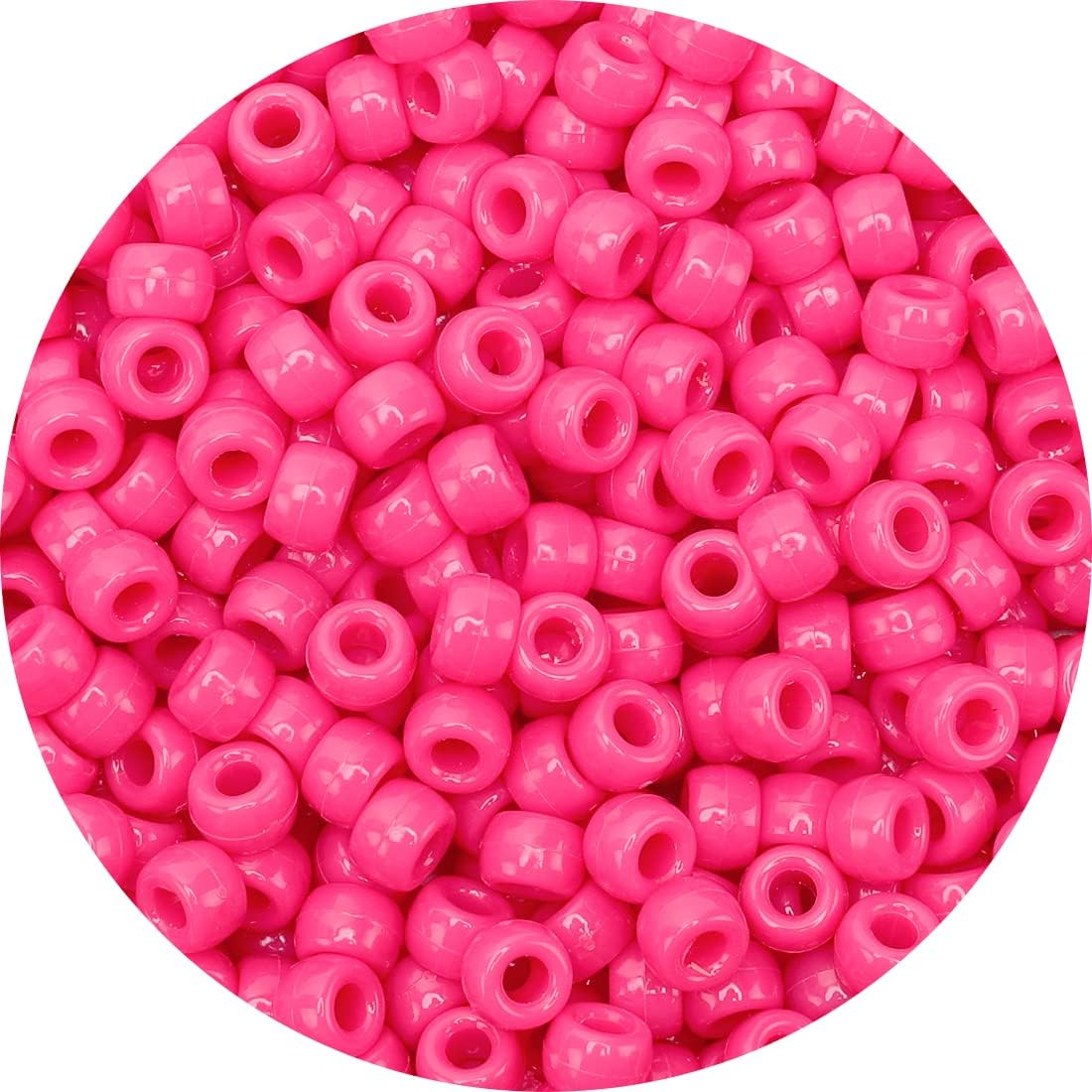 Pony Beads(1000pcs Pink Pony Beads), Beads for Jewelry Making, Crafts, Beading Supplies, Arts & Crafts Materials for Jewelry Making.