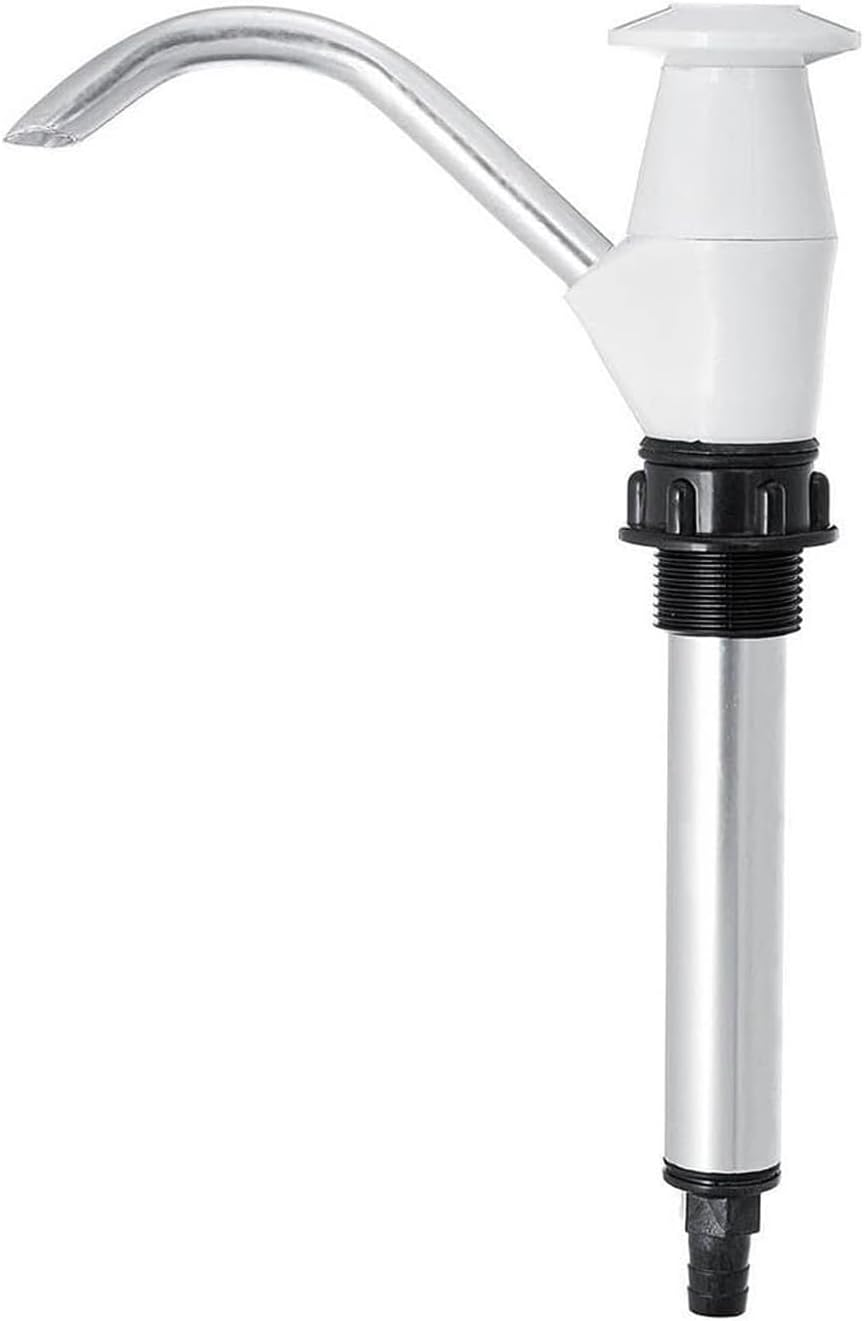 Caravan Sink Water Hand Pump, Hand-Operated Galley Water Pump, Double Action Camping Trailer Motorhome Replacement Pumping Tool, Ideal for Camping Trailer, Motorhome, Work Vehicles