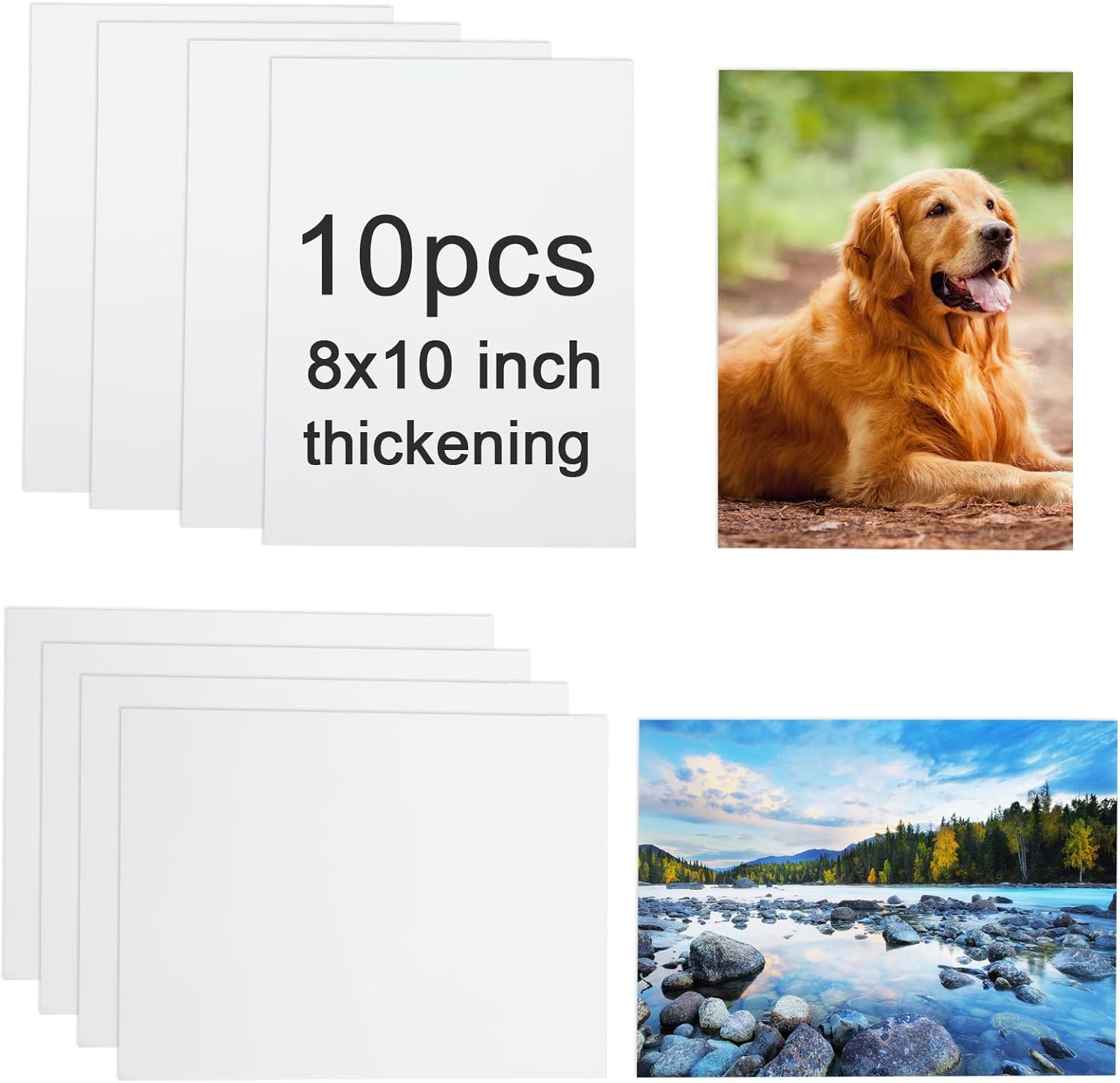 10 Pcs Sublimation Metal Photo Blanks 8
