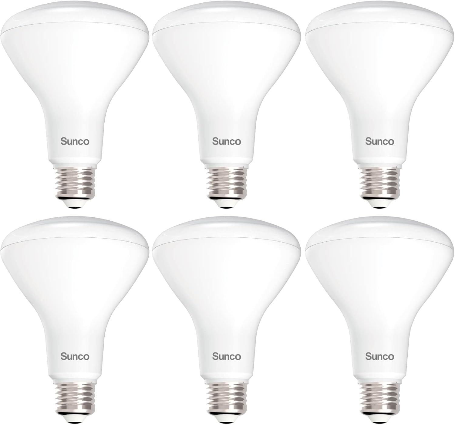 Sunco 6 Pack BR30 Light Bulbs LED, Recessed Can Light Bulbs, Indoor Flood Bulb, 850 LM, 11W (65W Equivalent), 4000K Cool White, Dimmable, E26 Base, for Home, Kitchen, Bedroom UL.