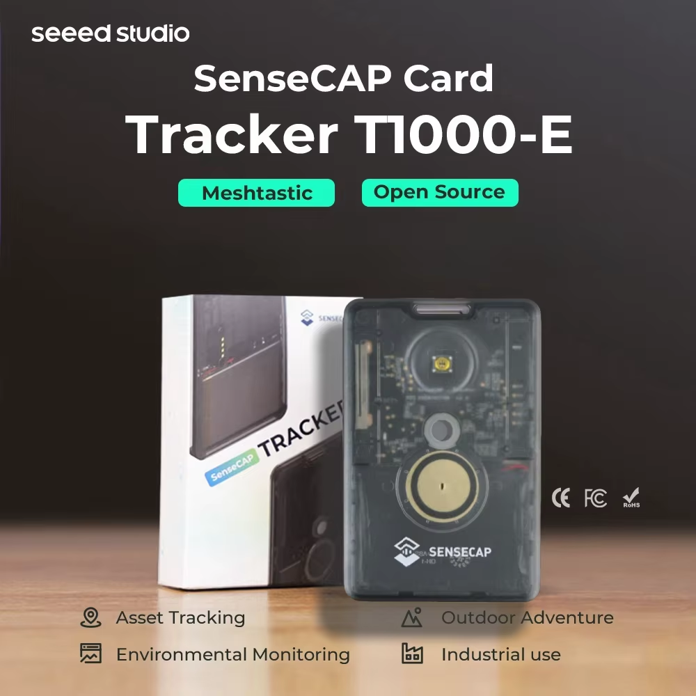 Meshtastic 868mhz Location Tracking Lora SenseCAP T1000E Card Tracker 915mhz Antenna GPS nRF52840 IP65,BLE 5.0,Thread,Zigbee