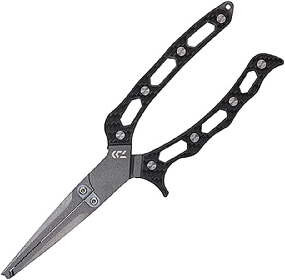 Daiwa Stainless Steel Pliers 220H Total Length 8.7 inches (220 mm), Black - Picture 2 of 10