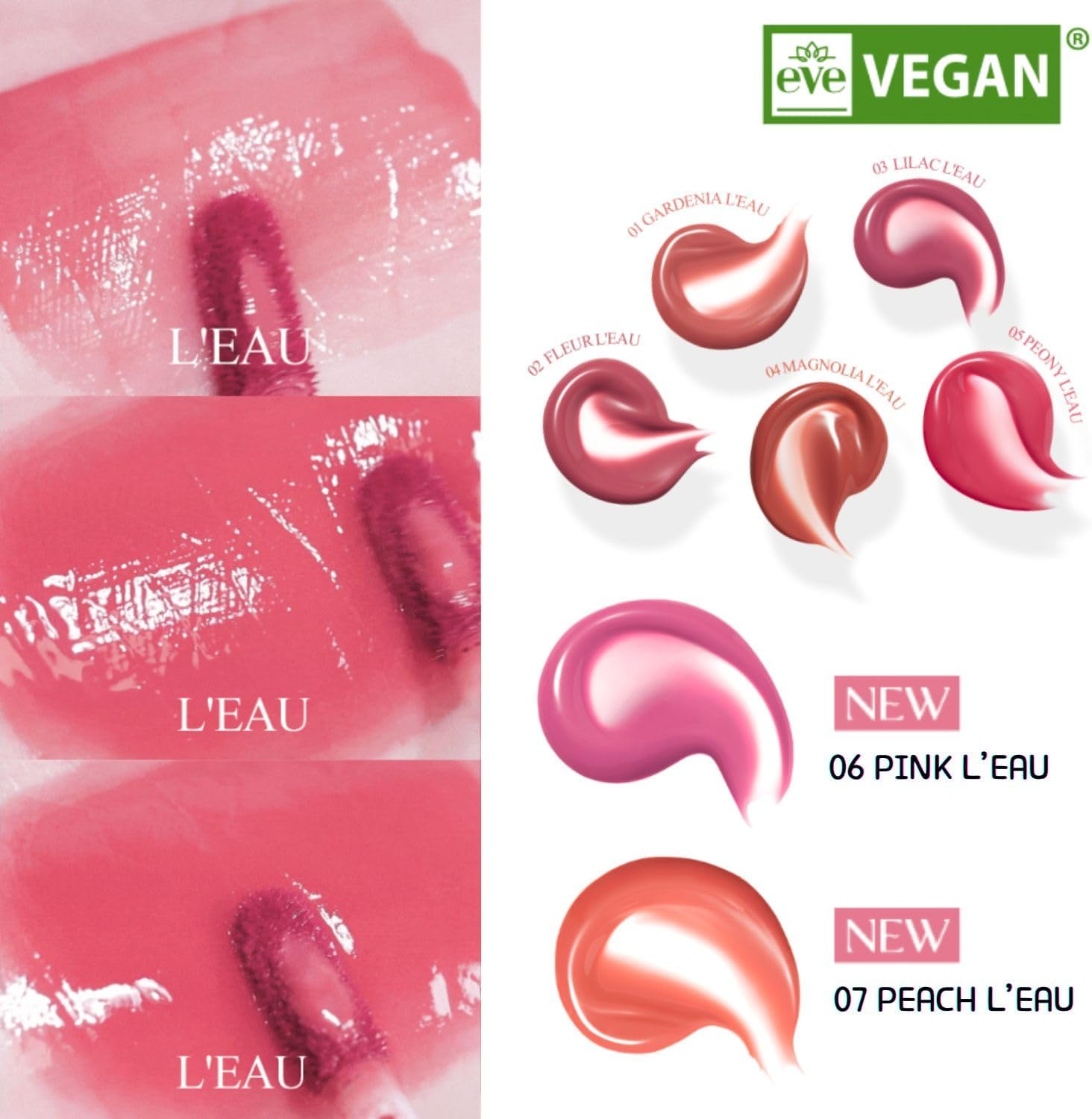 BBIA L’EAU Tint – Glossy & Glow Lip Stain, Watery Lip Tint, Non-Sticky, High ... - Picture 4 of 18