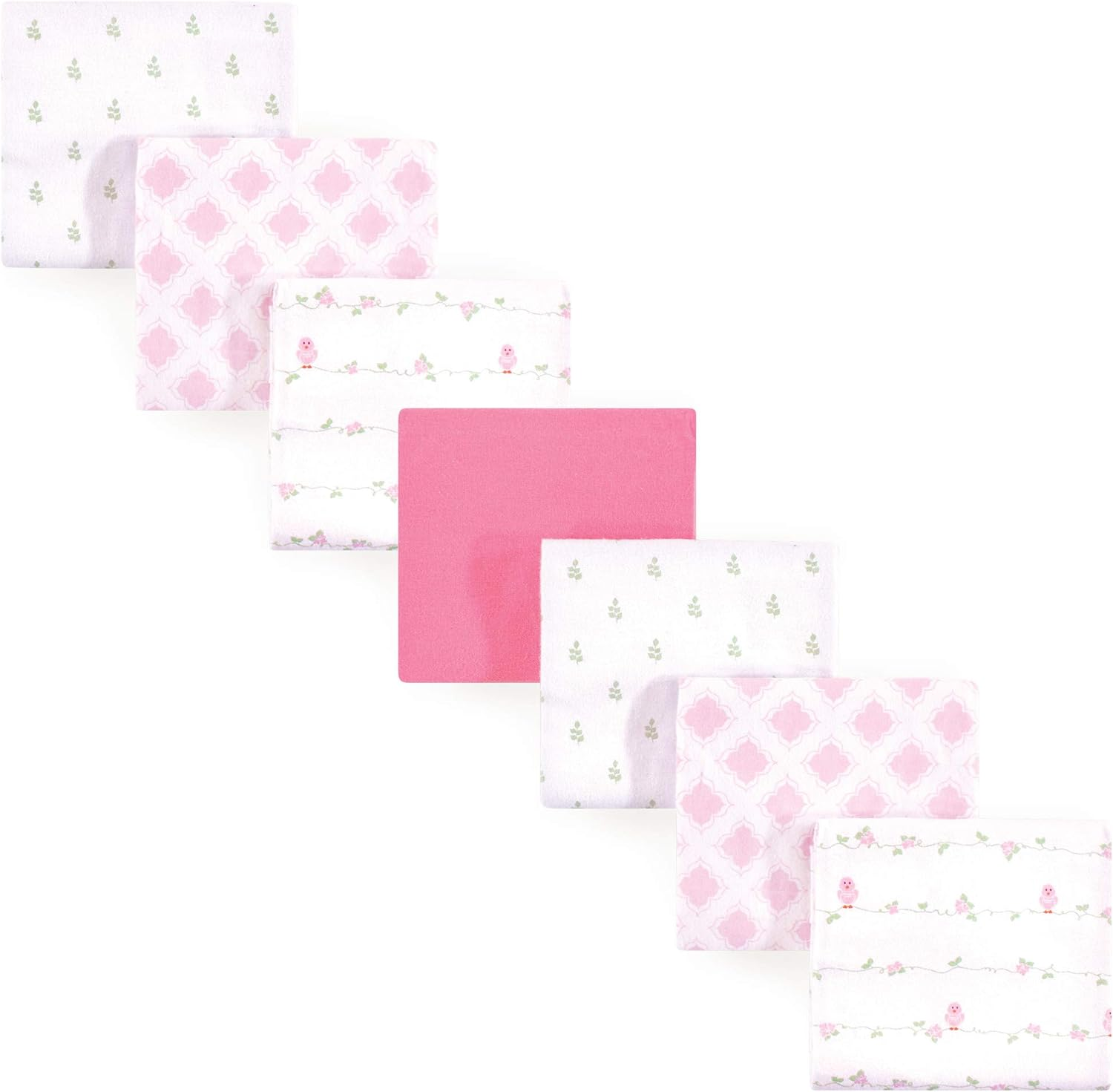 Luvable Friends Unisex Baby Cotton Flannel Receiving Blankets, Love 7-Pack, O... - Picture 7 of 13