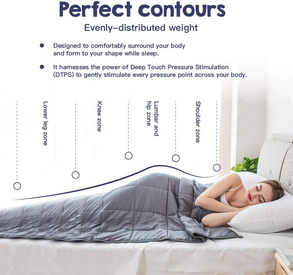 Microfibre Weighted Blanket Heavy Gravity Kids Adult Size 2.2/3.2/4.5/6.8/ 9K... - Picture 8 of 14