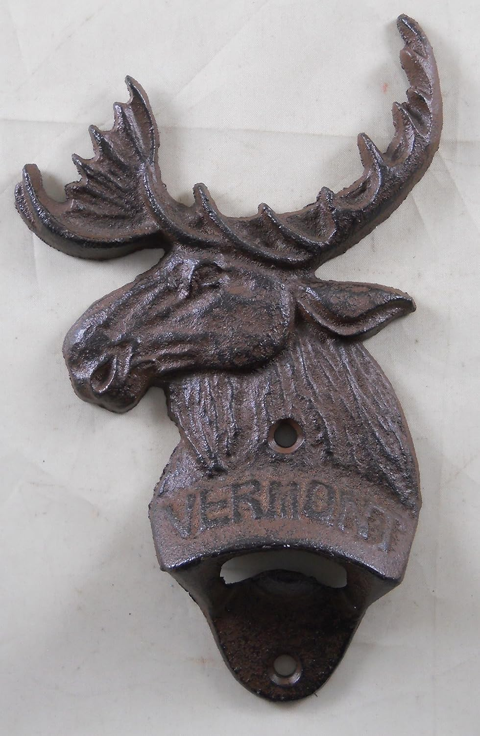Cast Iron Wall Mounted Moose Bottle Opener
