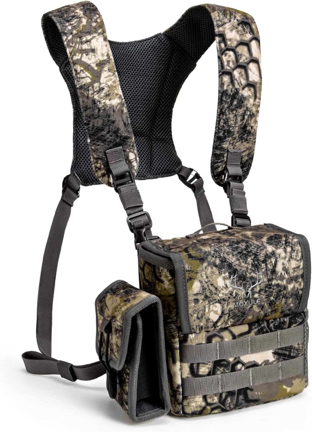 Binocular Harness Chest Pack - Bino Case with Rangefinder Pouch and Waterproof