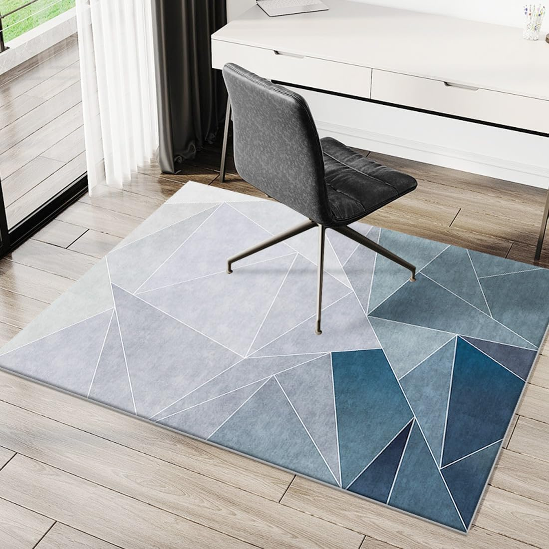 Office Chair Mat for Carpet/Hardwood Floors, 120x100CM Anti-Slip Desk Chair M... - Picture 10 of 14