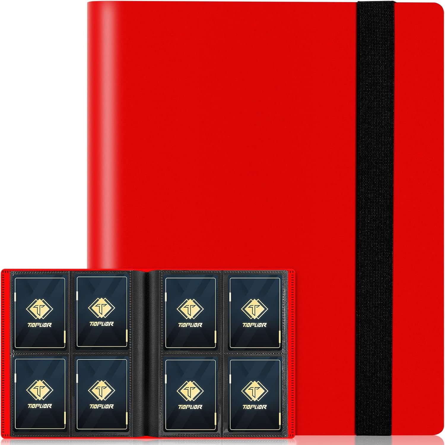 sports binder for cards Amazon.com: Card Binder – 720 Capacity, Zippered Trading Card Holder for  MTG, Sports & Collectible Cards – Acid-Free, Durable & Travel-Friendly  Storage (Black, 9 Pocket) : Toys & Games