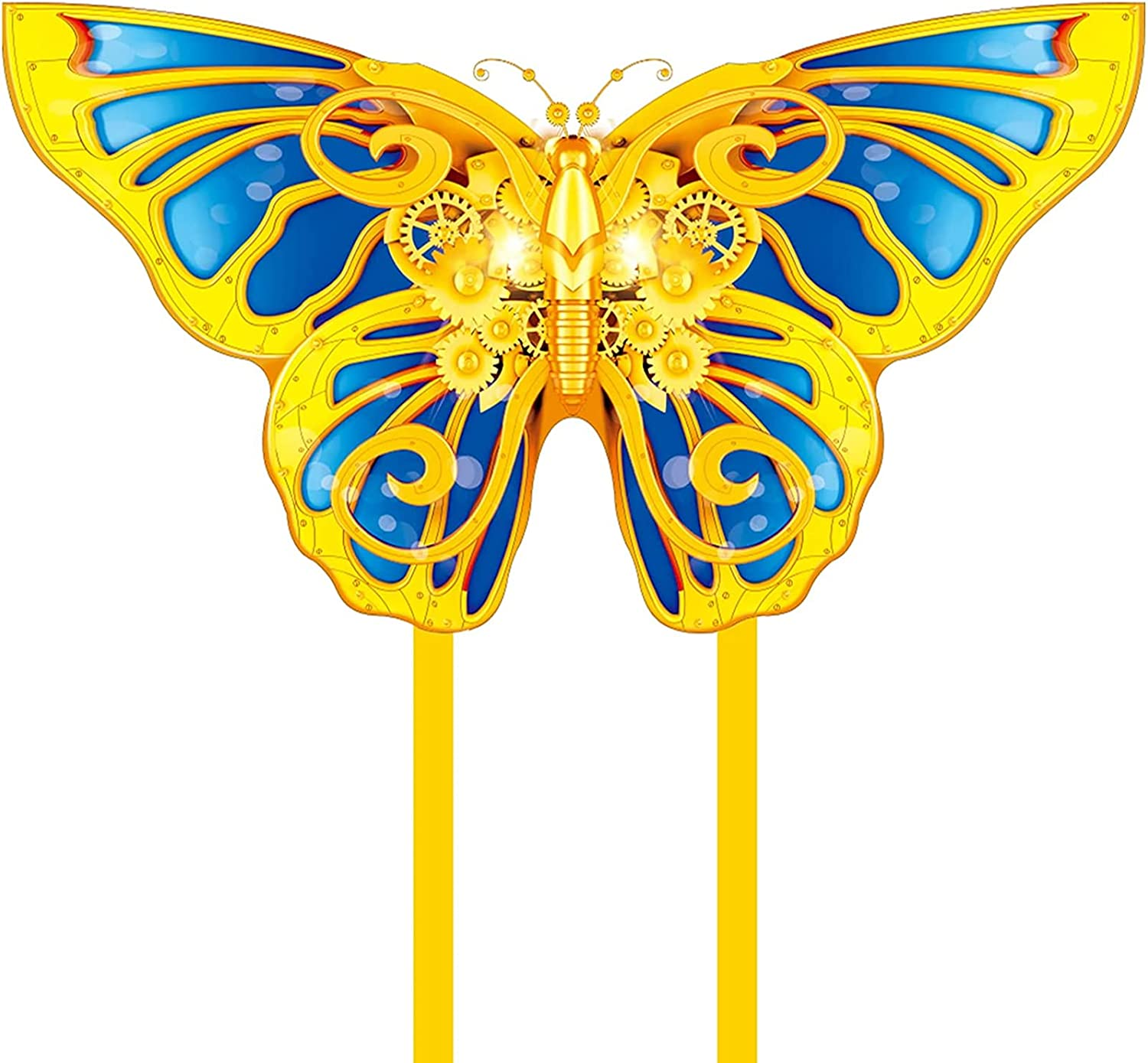 Butterfly Kite for Kids &  Easy to Fly, Large Single Line Kites with 300Ft String Kite Handle