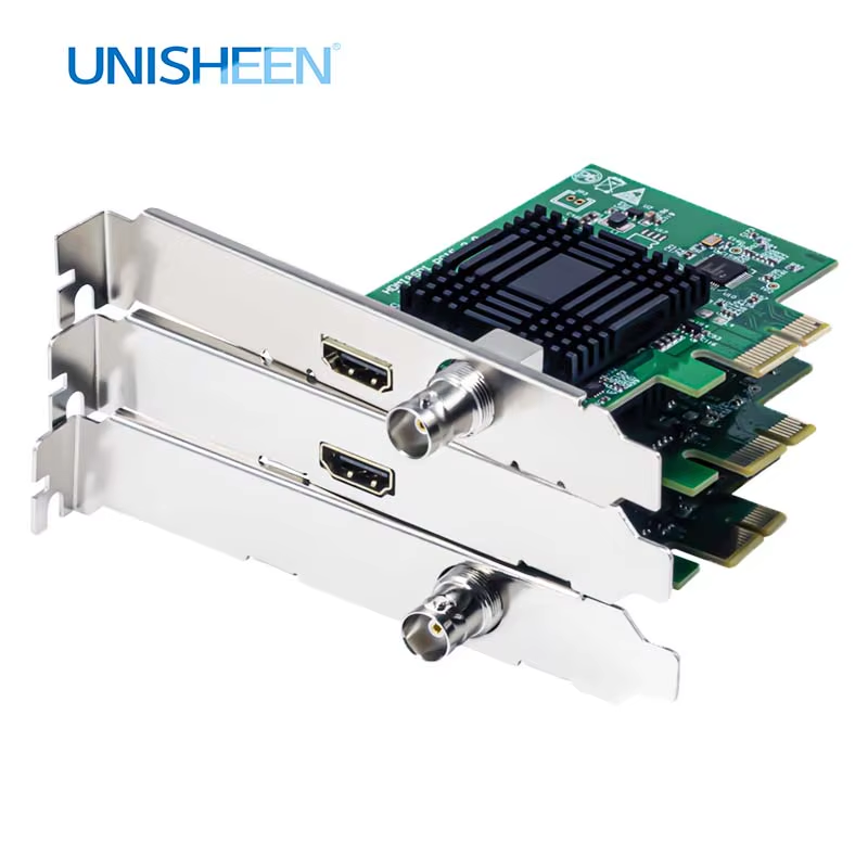 Vmix OBS Streaming Live Broadcast HD PCIe 1080P Linux SDI HDMI Video Capture Card