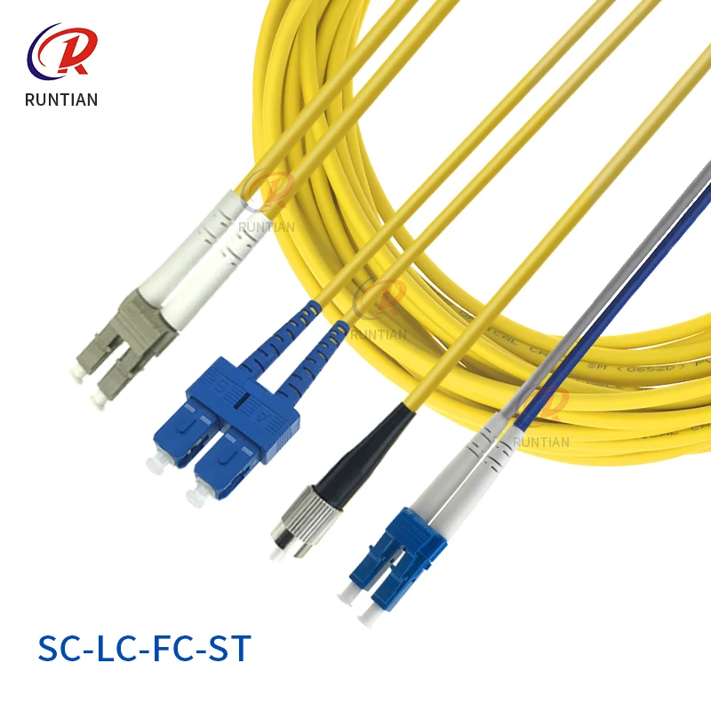 1pcs 4m 7m 10m Armoured Optical fiber cable Docan Allwin Infiniti Flora SC FC LC optical data cable for solven uv dtf printer