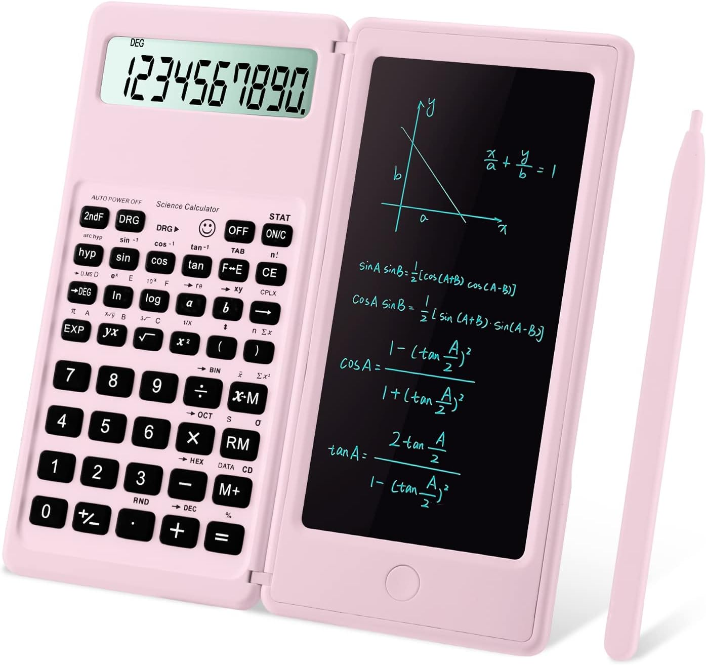 Scientific Calculators for Students 10-Digit Large Screen Math Calculator wit...