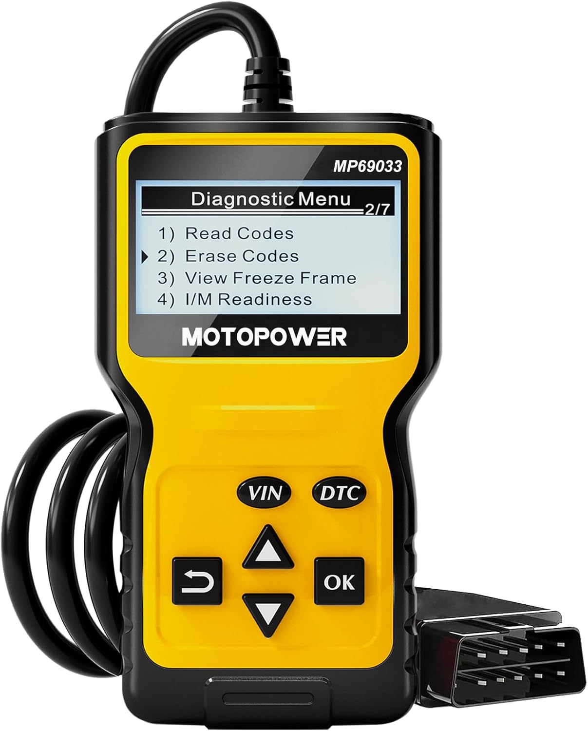 MOTOPOWER MP69033 Car OBD2 Scanner Code Reader Engine Fault Scanner CAN