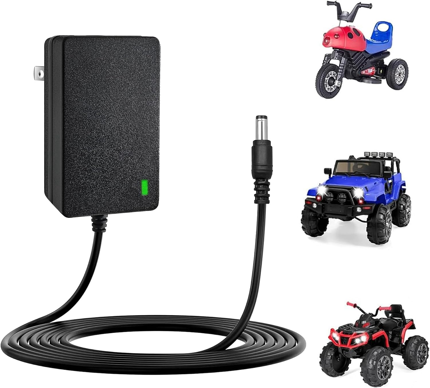 12V Battery Charger for Kids Ride-On Toys