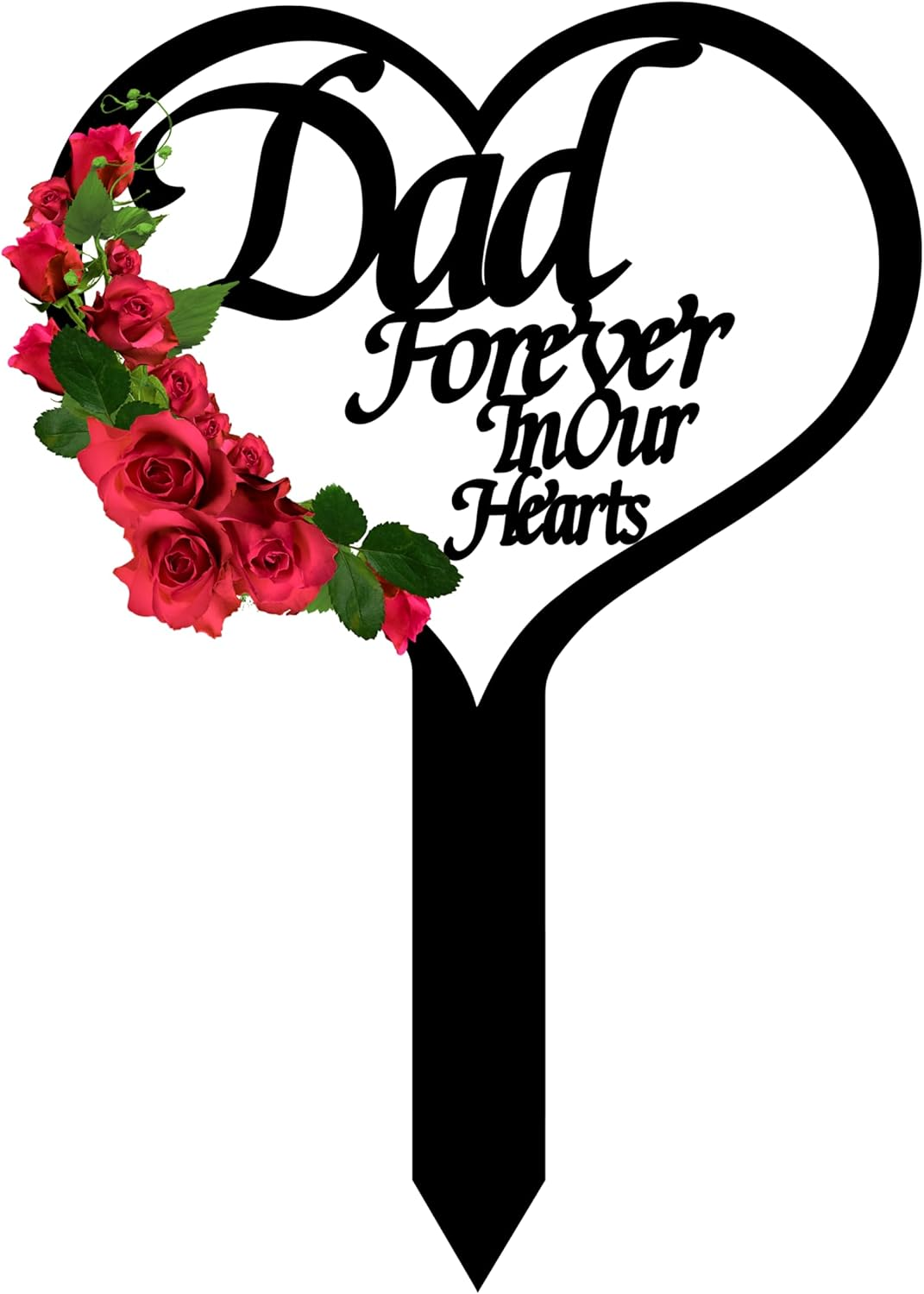 Memorial Grave Markers for Outdoors Cemetery Headstones for Graves Cemetery Decorations Cemetery for Humans Outdoor Personalized Commemorative Plaques for Mom Dad Cemetery Outdoors Yard Garden