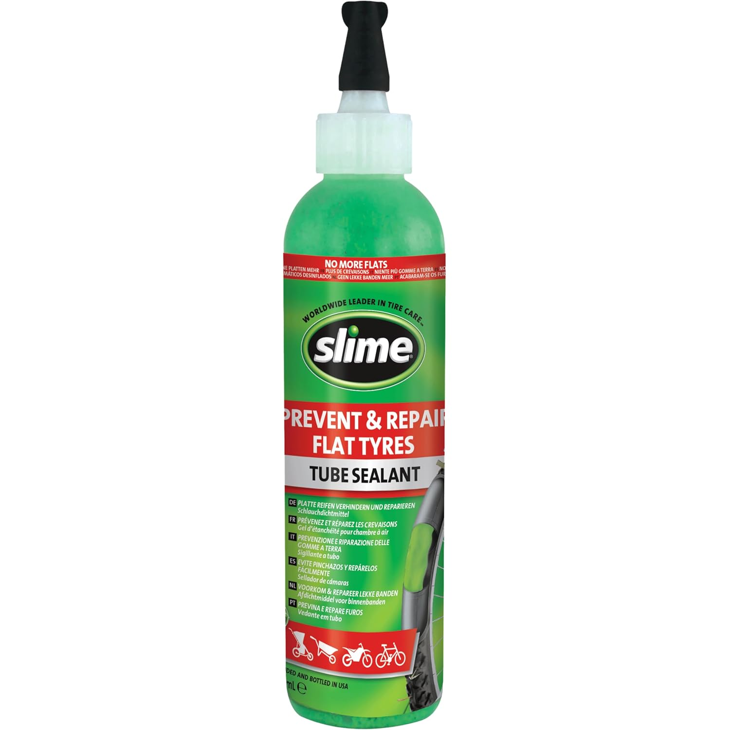 Sigillante per Camera D'Aria Antiforatura per Bici, Flacone Da 237 Ml