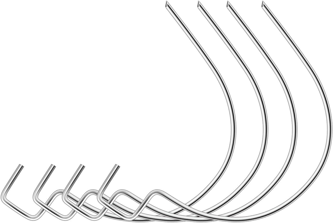 40 PCS Picture Hangers, Heavy Duty Drywall Hooks for Hanging, Stainless Steel Picture Hanging Hooks Holds up to 100 Lbs, Hang Photos, Art, Clock, Mirror,Or Planters