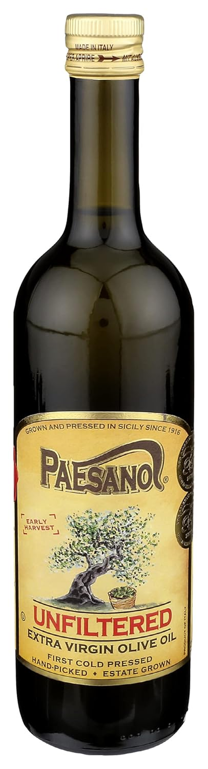 Extra Virgin Oil Olive Unfiltered 25.4 Fl Oz