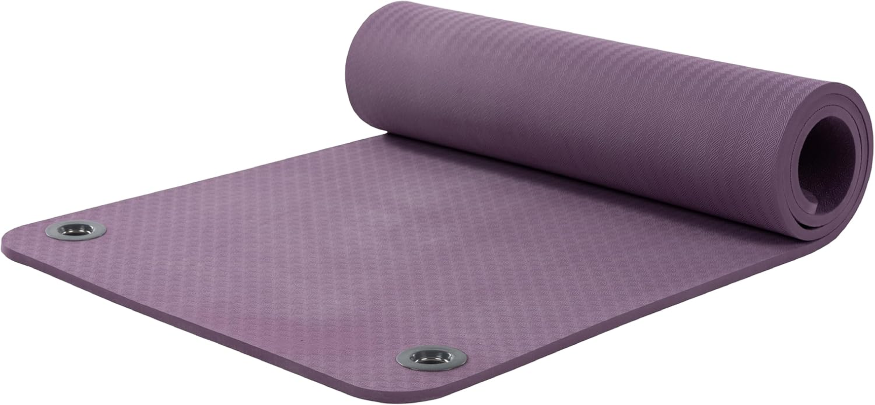 Ecowise Pilates Mat, Black, Balanced Body Yoga and Floor Exercise Mat