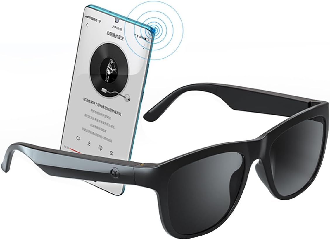 Lentes De Sol Inteligentes GS01 Bluetooth Audio Con UV400 Y Control Taktil