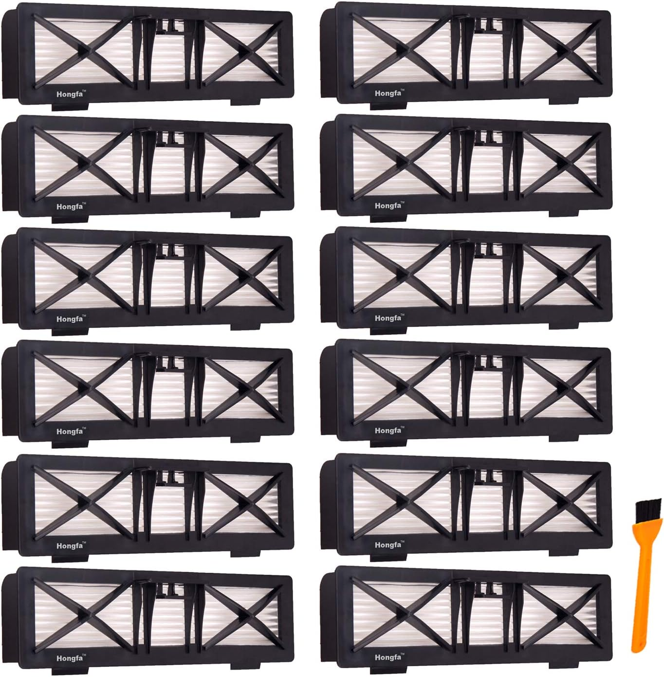 Replacement Neato Botvac D Series Ultra-Performance Filters, 12 Packs Filter Parts Fit Neato D3 D5 70E, 75, 80, D80 85,D70 Vacuum Cleaner…