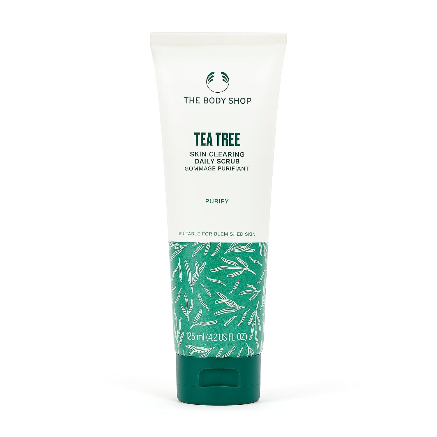 Tea Tree Squeaky-Clean Exfoliating Face Scrub, 3.3 Fl Oz (Vegan)