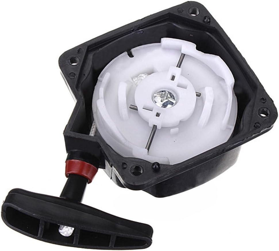 Recoil Pull Starter, Universal Recoil Pull Start for Brush Cutter Lawn Trimmer Spare Parts Garden Tools(Black),Fit Various Strimmer Hedge Trimmer Brush Cutter
