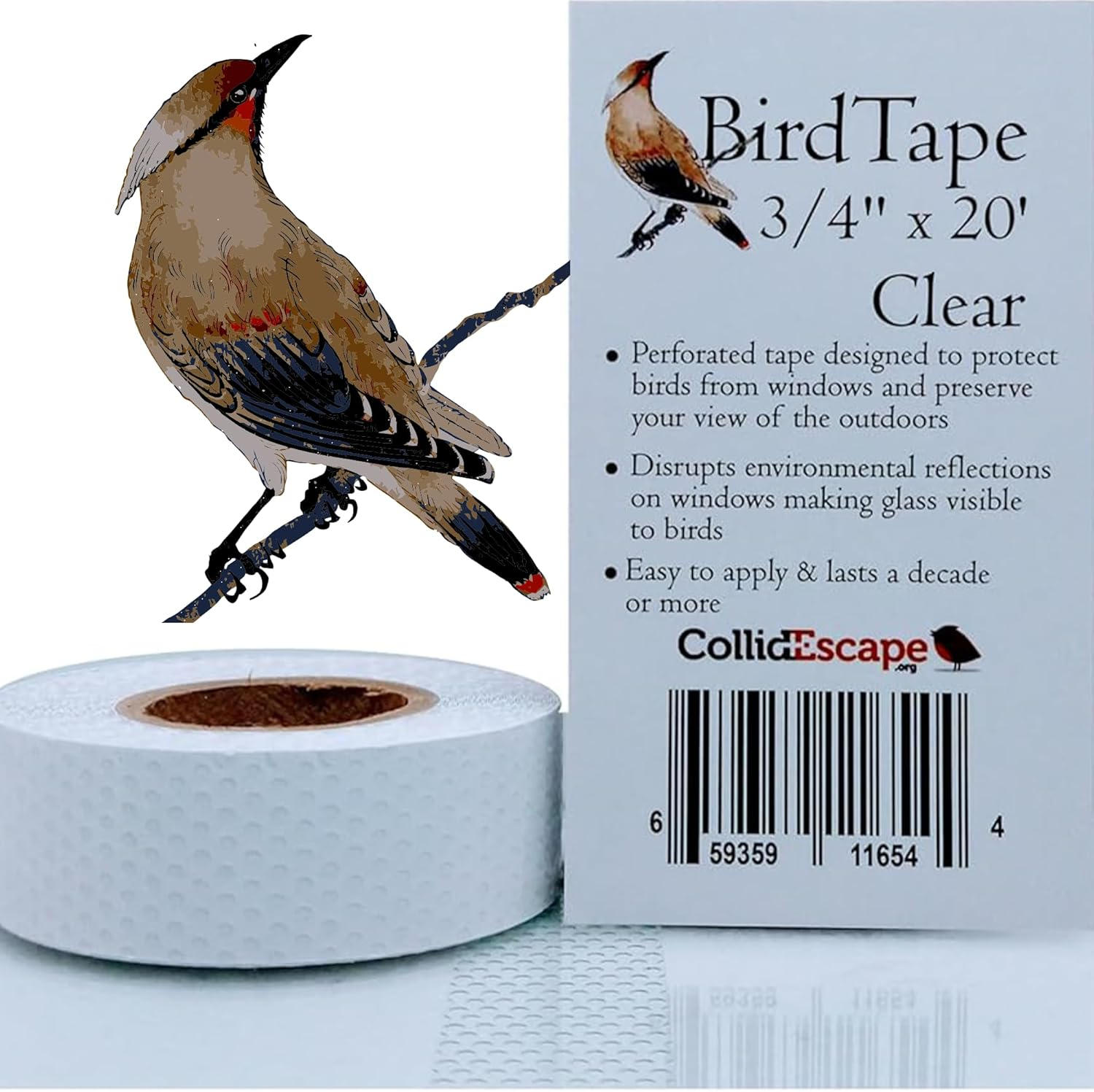 Spiderweb Clear Bird Tape for Windows (3/4