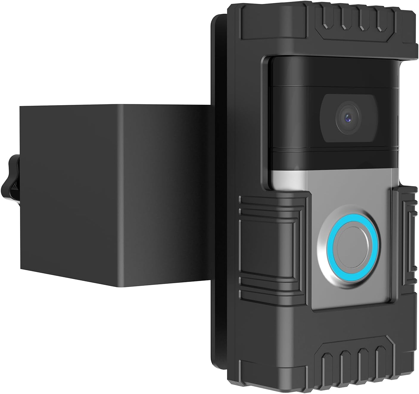 Anti Theft Doorbell Door Mount for Ring/Blink, No Drill Apartment Video Doorbell