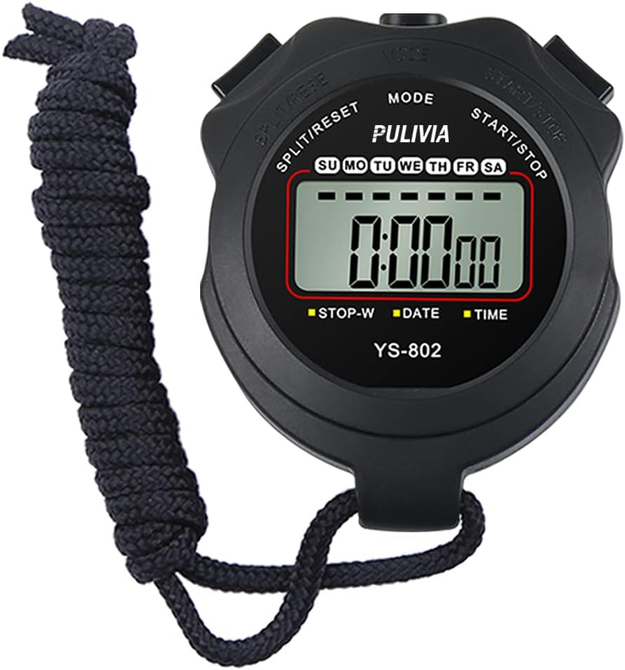 Cronometro digital Lap Split reloj calendario alarma grande deportes niños