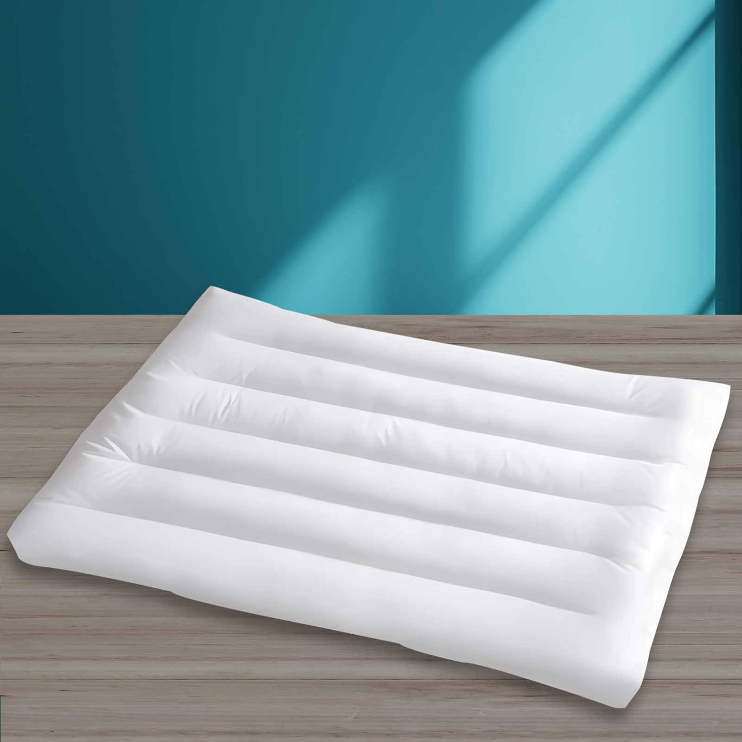 Ultra Flat Thin Pillows for Sleeping Queen Size, 2-1/2