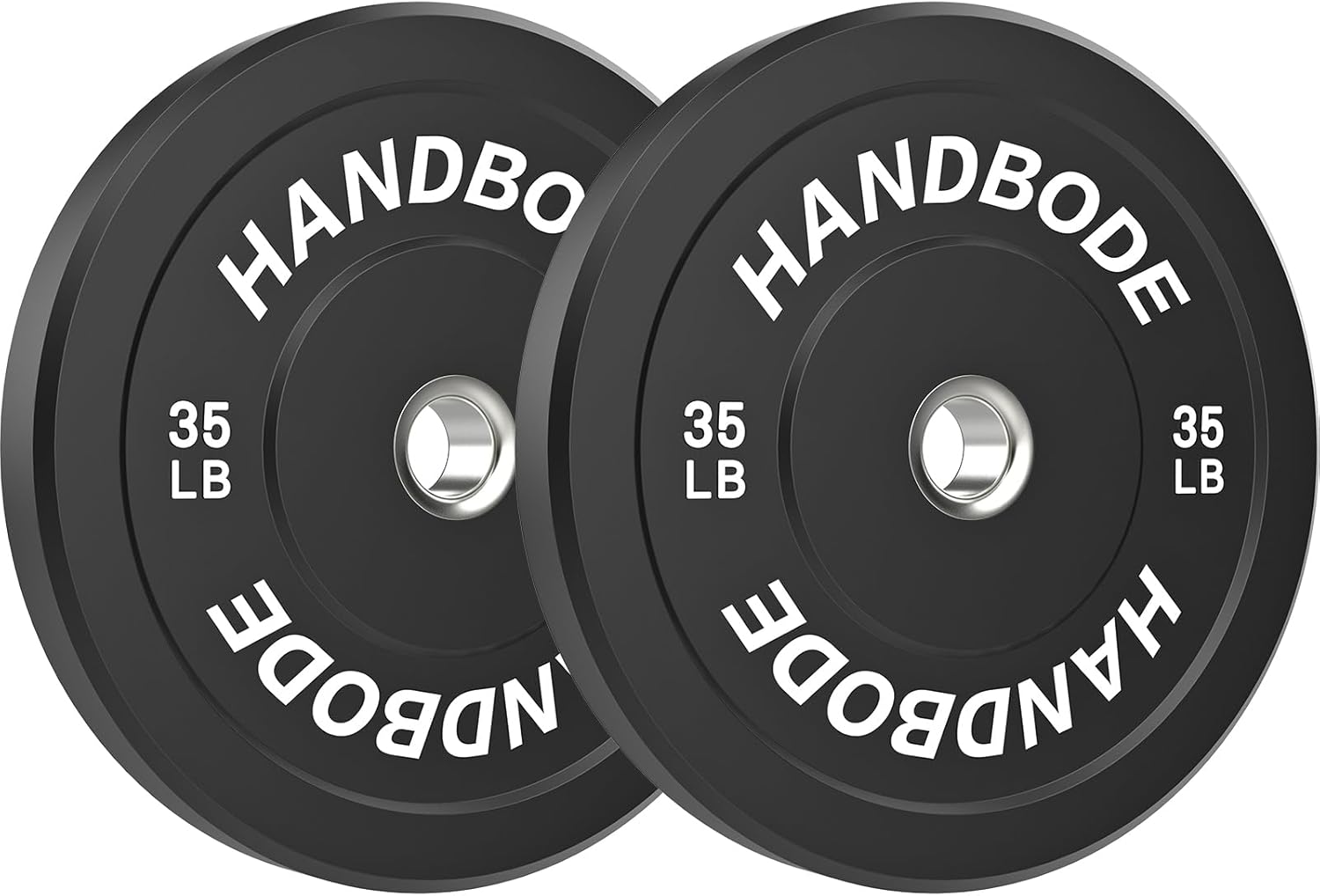 2-Inch Weight Plates High Bounce, Olympic Bumper Plate Set 45/100/160/190/260/300Lb, Colored Weight Plates Set for Home Gym, Barbell Weights Rubber Strength Training Plate for Weight Lifting