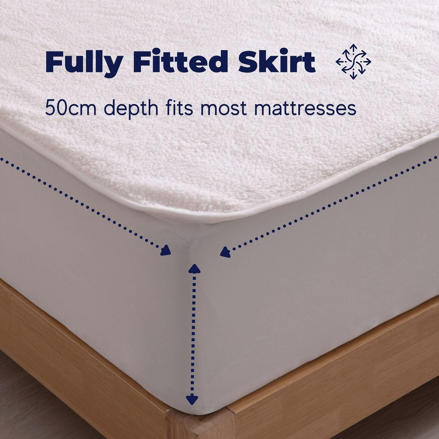 Dreamaker Fleece Top Multizone Electric Blanket Fully Fitted Heated Blanket O... - Picture 10 of 14
