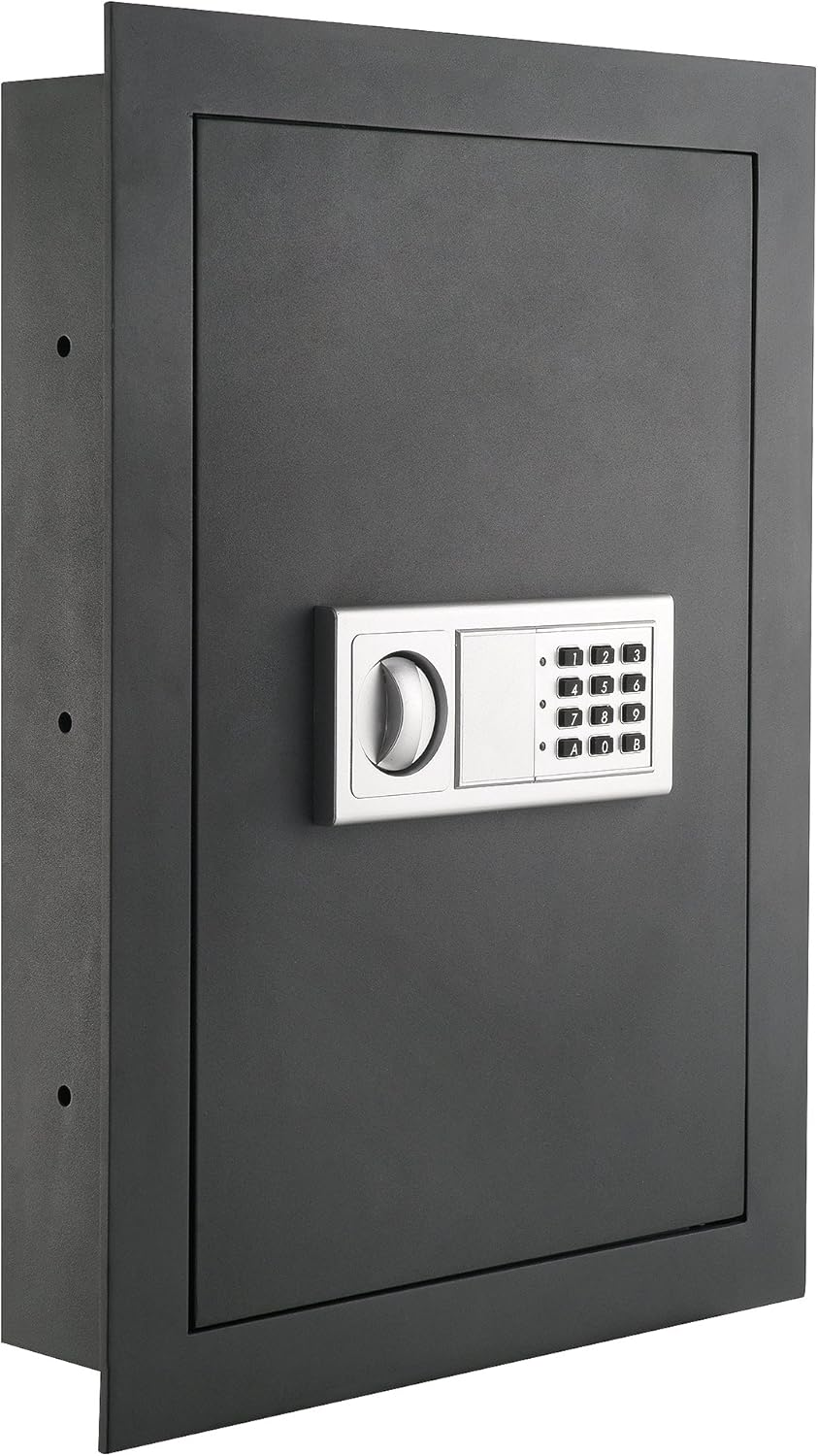 Flat Electronic Hidden Wall Safe Digital Keypad Jewelry Cash Discreet Security