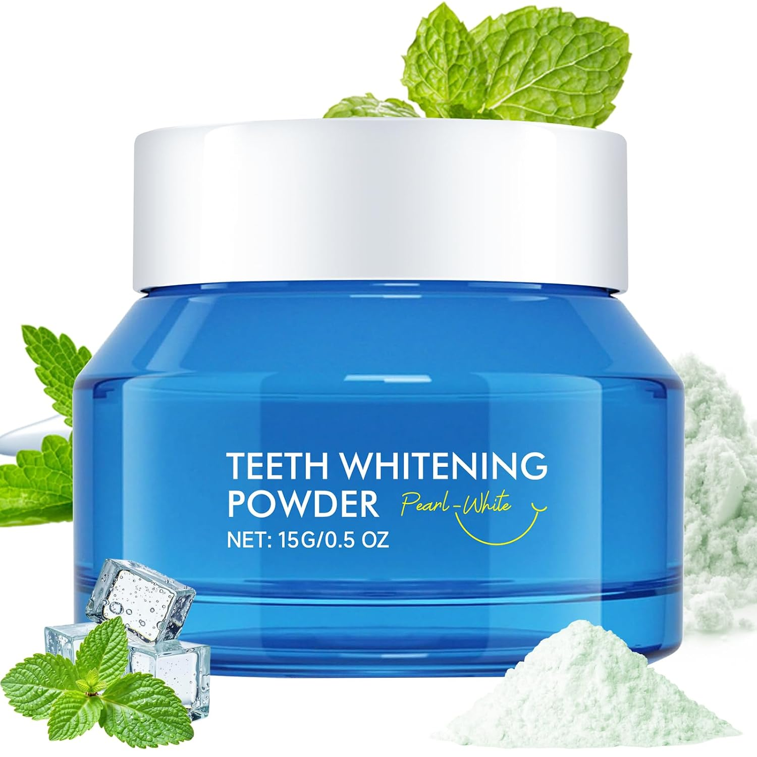 Purely WHITE DELUXE Teeth Whitening Powders,Instant Whitening and Stain Removal