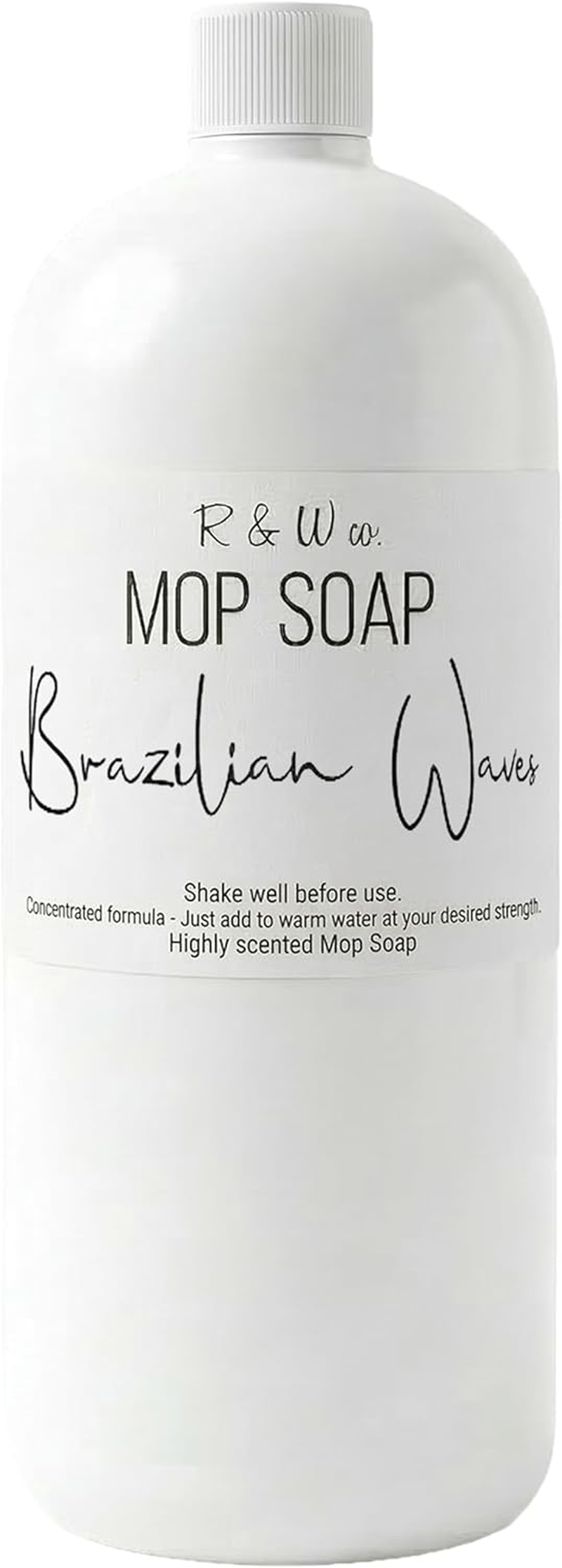 Original 32 Oz Premium Mop Soap Brazilian Waves Scented, Gentle Floor Cleaner for All Surfaces, Non-Toxic, Pet and Skin Safe Formula, Streak-Free Shine