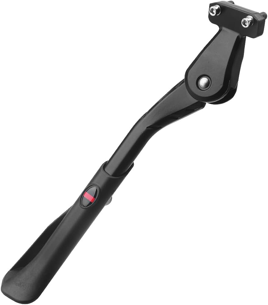Bike Kickstand - Adjustable, Aluminum Alloy Strong Rear Mount Bicycle Kick Stand for 24-29 Inch Electric & Mountain Adult Bike(40Mm Only)