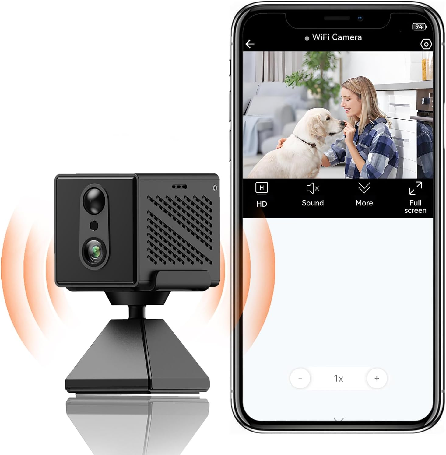 2026 5G 4K Mini Camera Wifi Indoor Home HD Micro Wireless Security Camera, Small Nanny Cam Pet Baby Outdoor Cameras, 100 Days Battery Life 150 Angle Night Vision Motion Detection Cloud & SD Storage