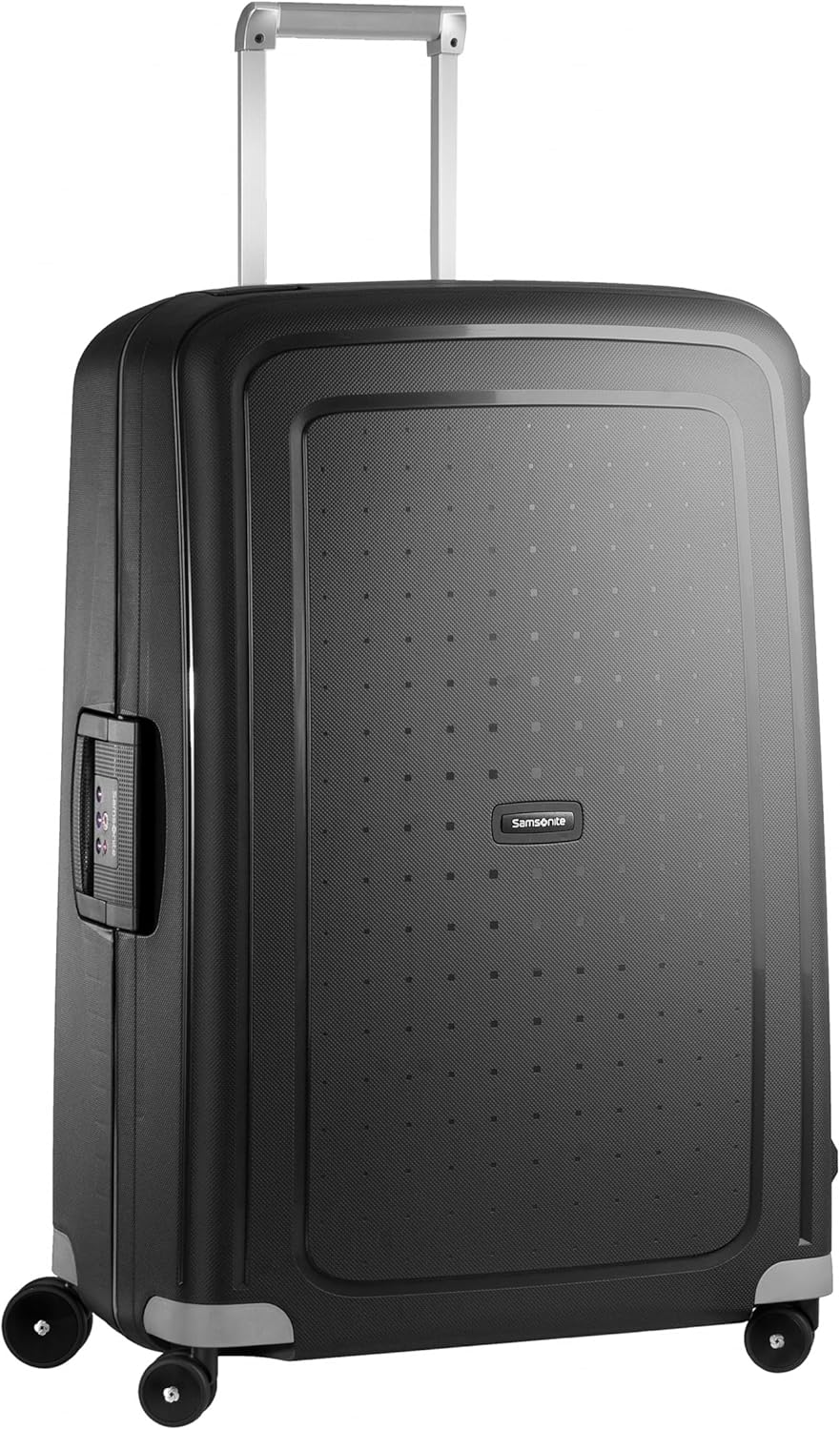 Samsonite S'Cure - Spinner L Suitcase, L 75 Cm, 102 L, Black (Black)