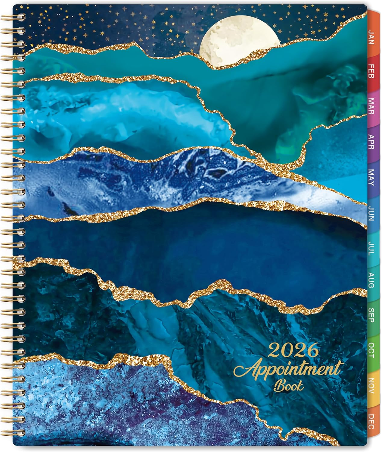 2026 Appointment Book - 2026 Planner, Daily Hour Planner, Weekly Monthly Planner, Jan. 2026 - Dec. 2026, 9