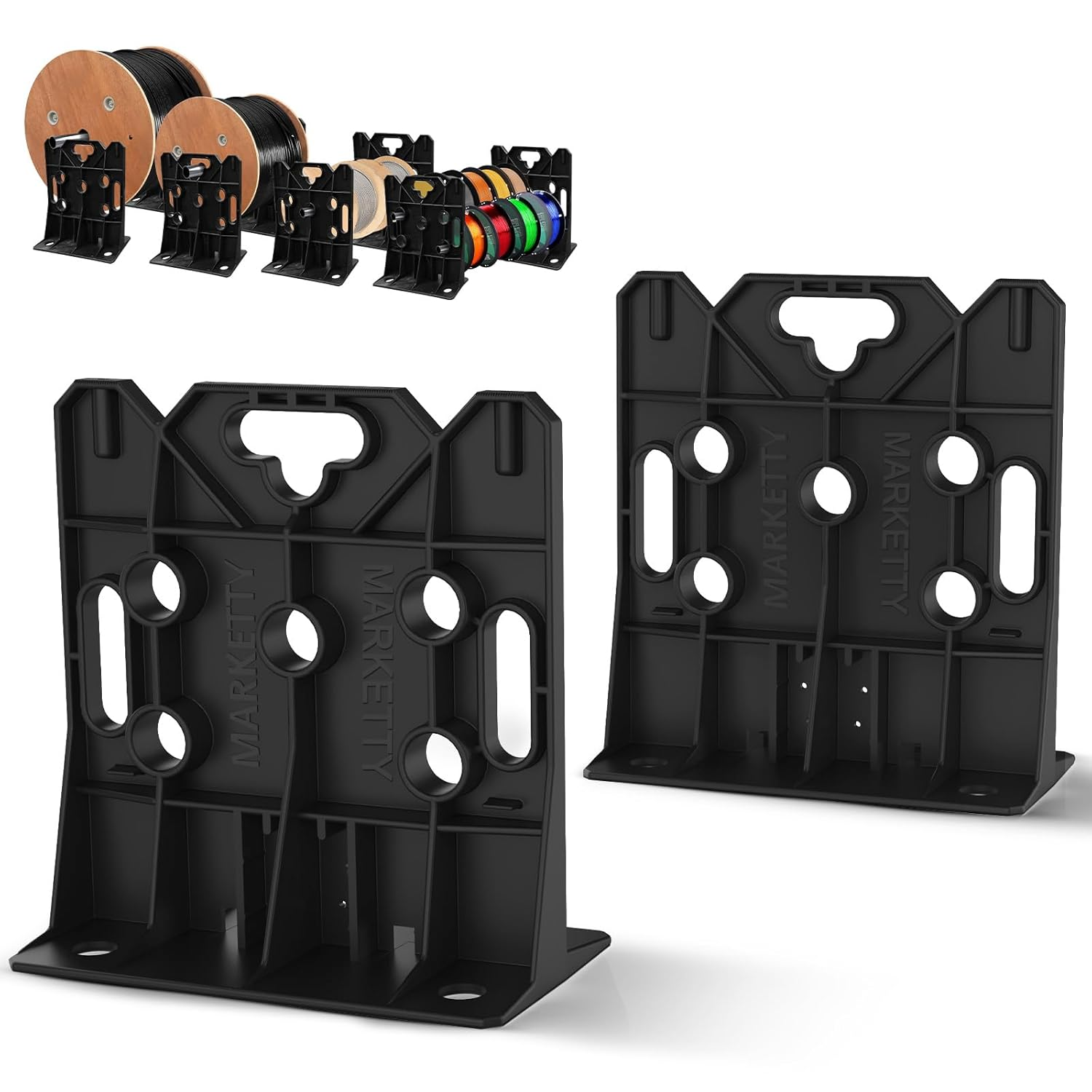 Multi Purpose Wire Dispenser, Cable/Wire Spool Rack, Wire Spool Caddy, Holds Spools up to 34